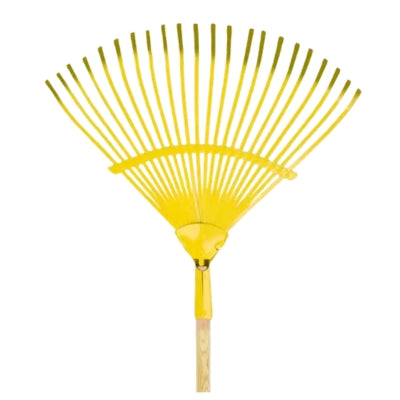 ESCOBA METALICA CURVA PARA JARDIN 22 DIENTES SURTEK 130590 (A-M)