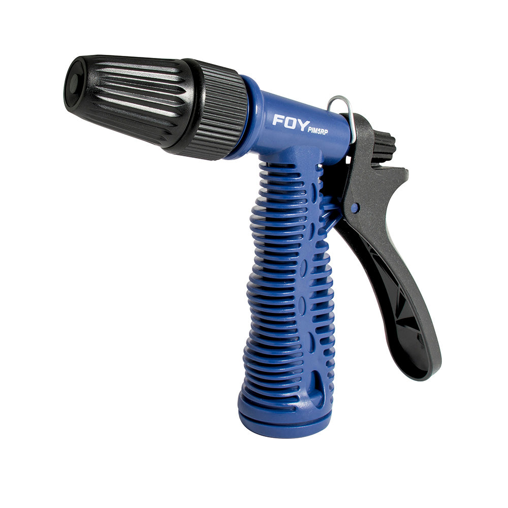 PISTOLA PARA RIEGO BOQUILLA REGULABLE 5" PLASTICA FOY PIM5RP
