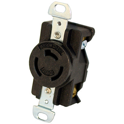 CONTACTO RECEPTACULO D/ BLOQUE GIRO SENCILLO 20AMP 250V ARROW 7410B