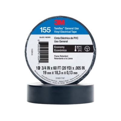 CINTA AISLANTE ELECTRICA FERRETERA 19MM X 18m (3/4") 3M UU009442573