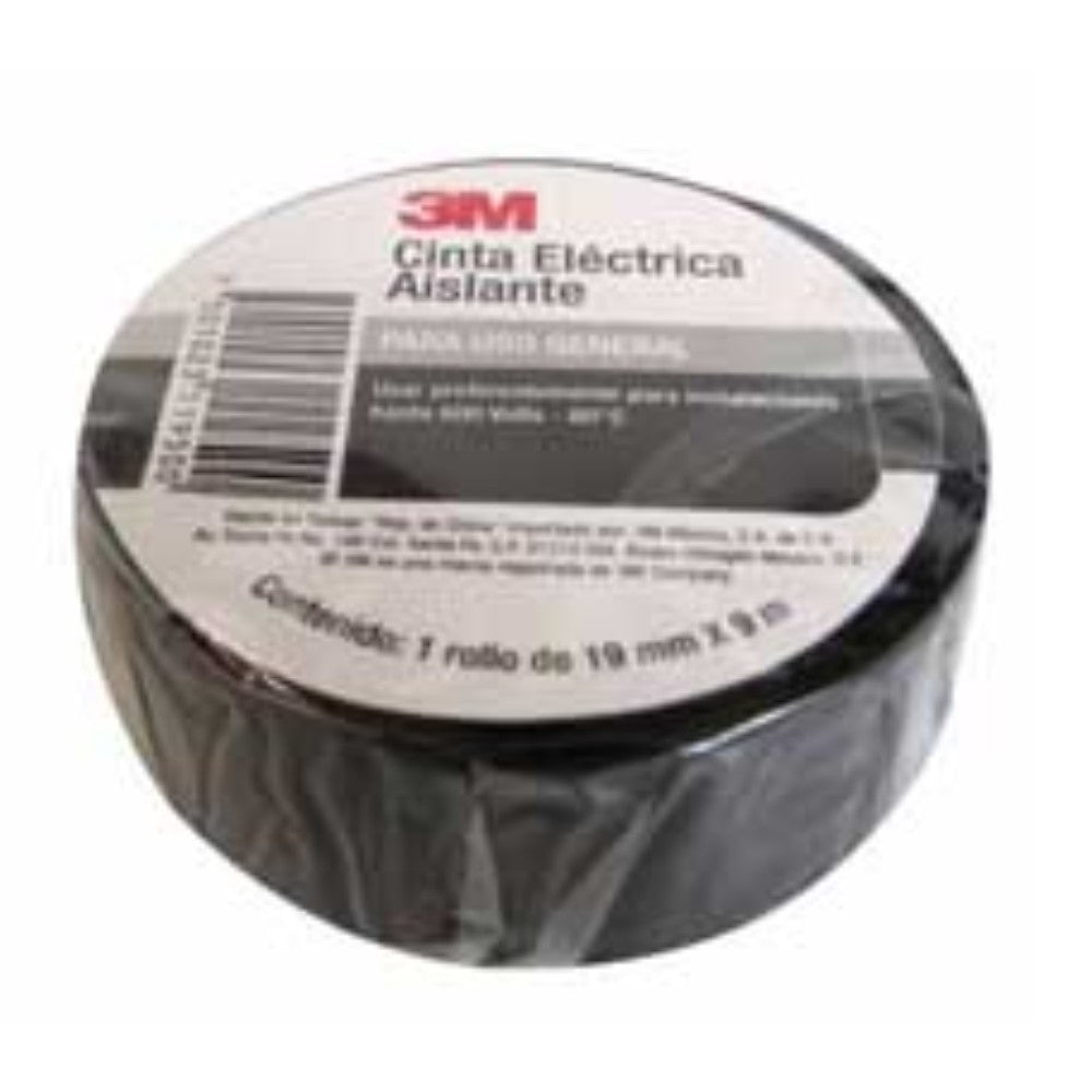 CINTA AISLANTE ELECTRICA FERRETERA 19MM X 18m (3/4") 3M UU009442573
