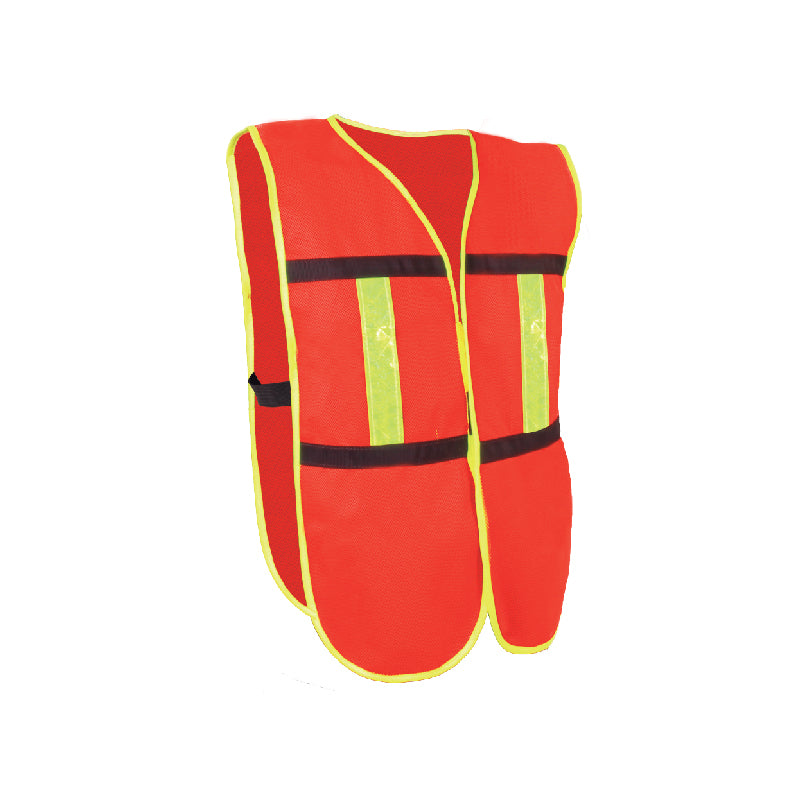 CHALECO MALLA NARANJA BIES AMARILLO ALTA VISIBILIDAD JYRSA SR-1011CRL/ ECO-1011CRL