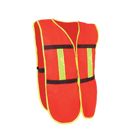 CHALECO MALLA NARANJA BIES AMARILLO ALTA VISIBILIDAD JYRSA SR-1011CRL/ ECO-1011CRL