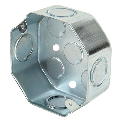 CAJA OCTAGONAL 4" GALVANIZADA ITSA JVD277