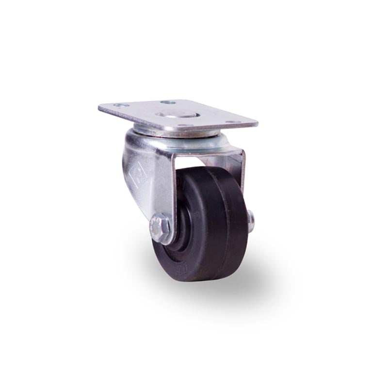 RODAJA INDUSTRIAL 2'' HULE PLACA GIRA HI51PGGAT 40kg