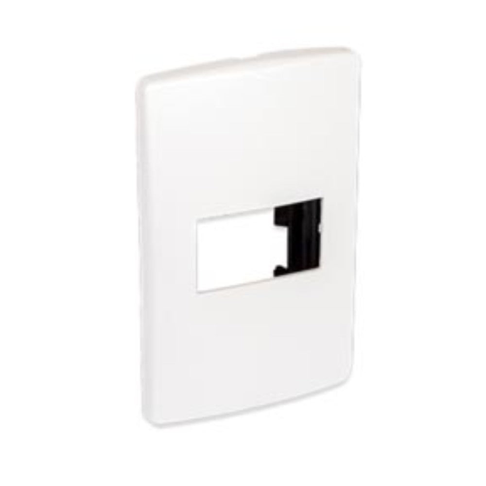 PLACA 1 MODULO BLANCO SCUDETTO IUSA 45P01SB