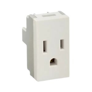 CONTACTO (TOMACORRIENTE) POLARIZADA BLANCO SCUDETTO IUSA HSB-45B98T