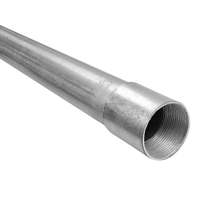 TUBO CONDUIT GALVANIZADO PARED GRUESA CON COPLE (1-1/2") 3mts