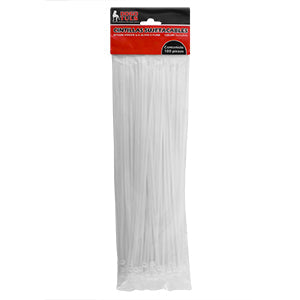 CINTILLA CINCHO SUJETACABLE TRANSPARENTE 15" X 3/16 (100 PZAS) DOGOTULS  WL8024