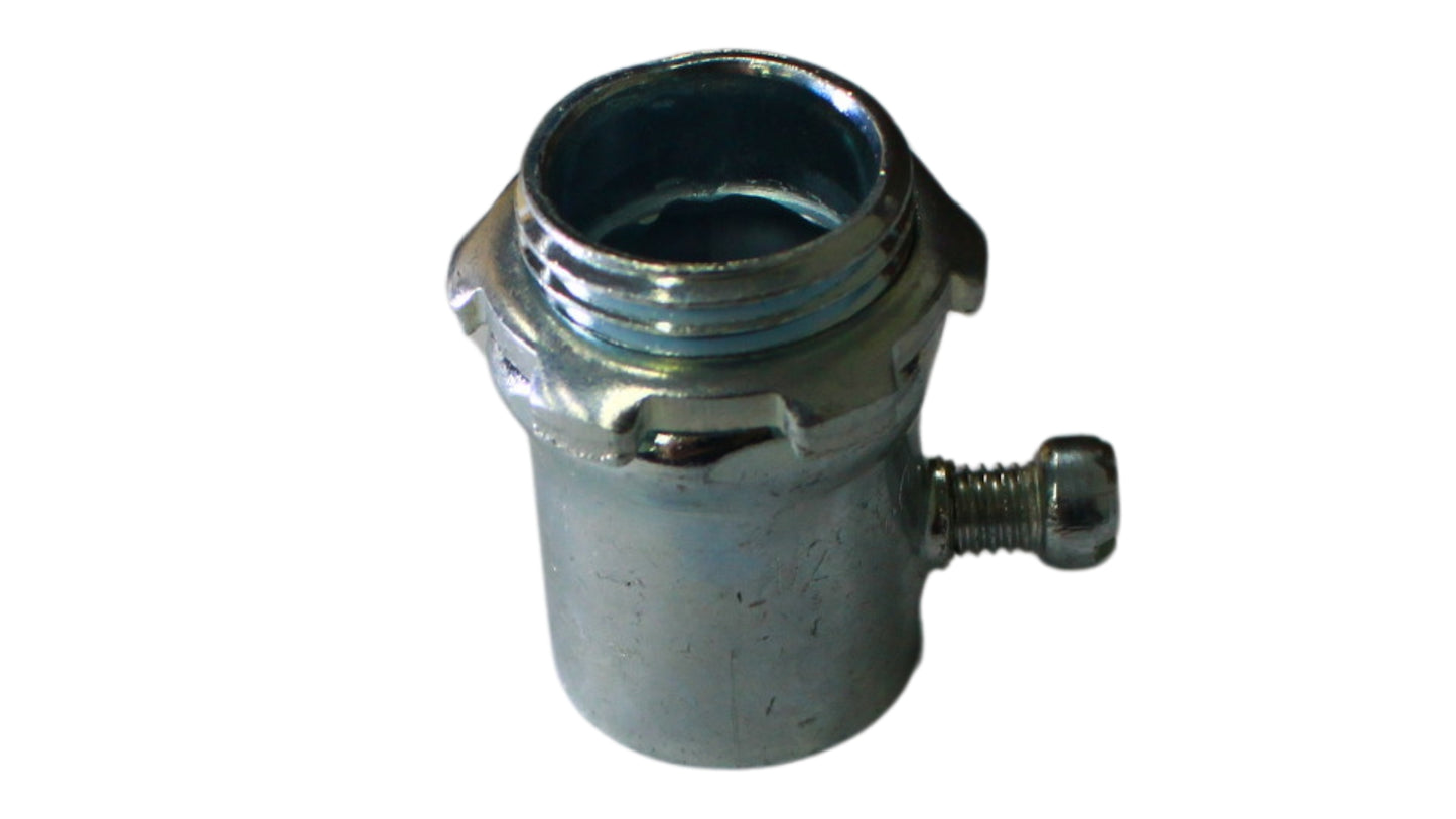 CONECTOR CONDUIT GALVANIZADO PARED DELGADA 1/2" (13mm) CON TORNILLO CCL12/9570050