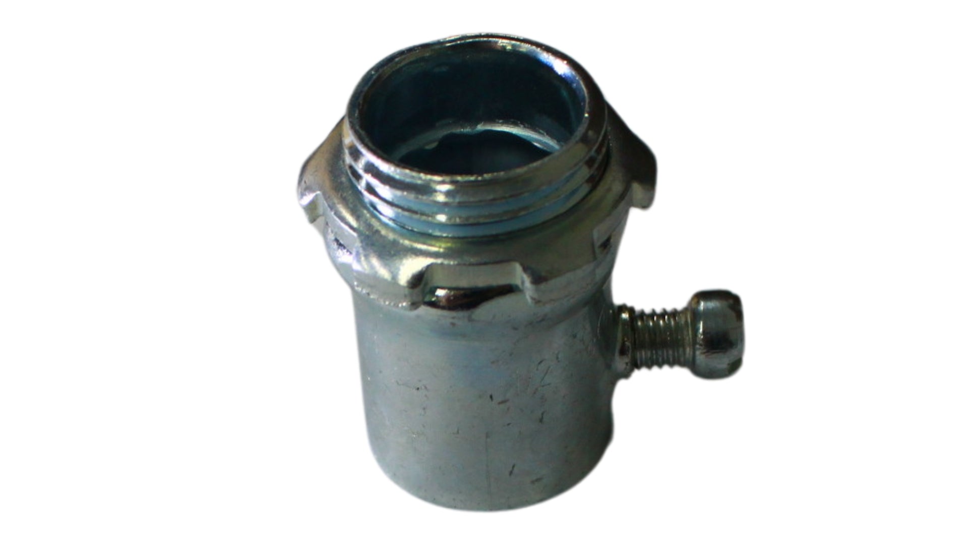 CONECTOR CONDUIT GALVANIZADO PARED DELGADA 1/2" (13mm) CON TORNILLO CCL12/9570050