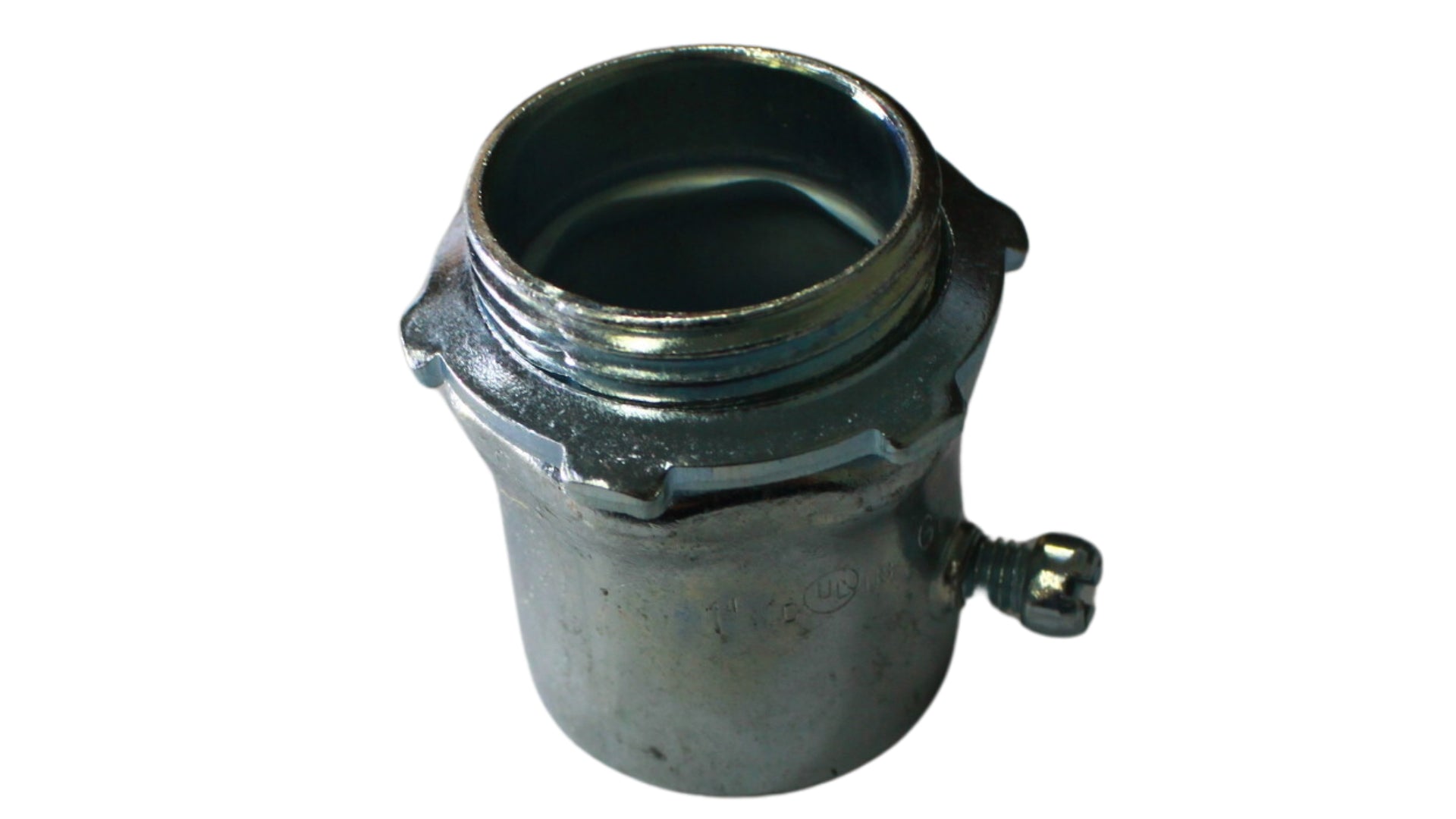 CONECTOR CONDUIT GALVANIZADO PARED DELGADA 1'' (25.4mm) CON TORNILLO 9570150