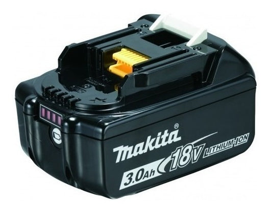 BATERIA CON INDICADOR DE CARGA 18V 3.0 AMPERES HORA MAKITA BL1830B /632G13-1