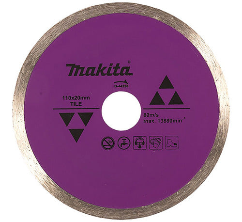 DISCO DIAMANTE RIN CONTINUO 4-3/8 " (P/ MAQUINA CORTADORA DE AZULEJO) MAKITA D44258