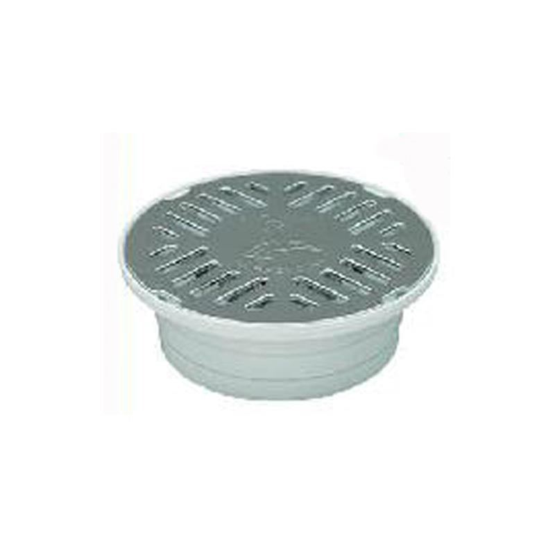 COLADERA REDONDA PARA TUBO SANITARIO 2" Y 4" CROMADA FAMA 9688