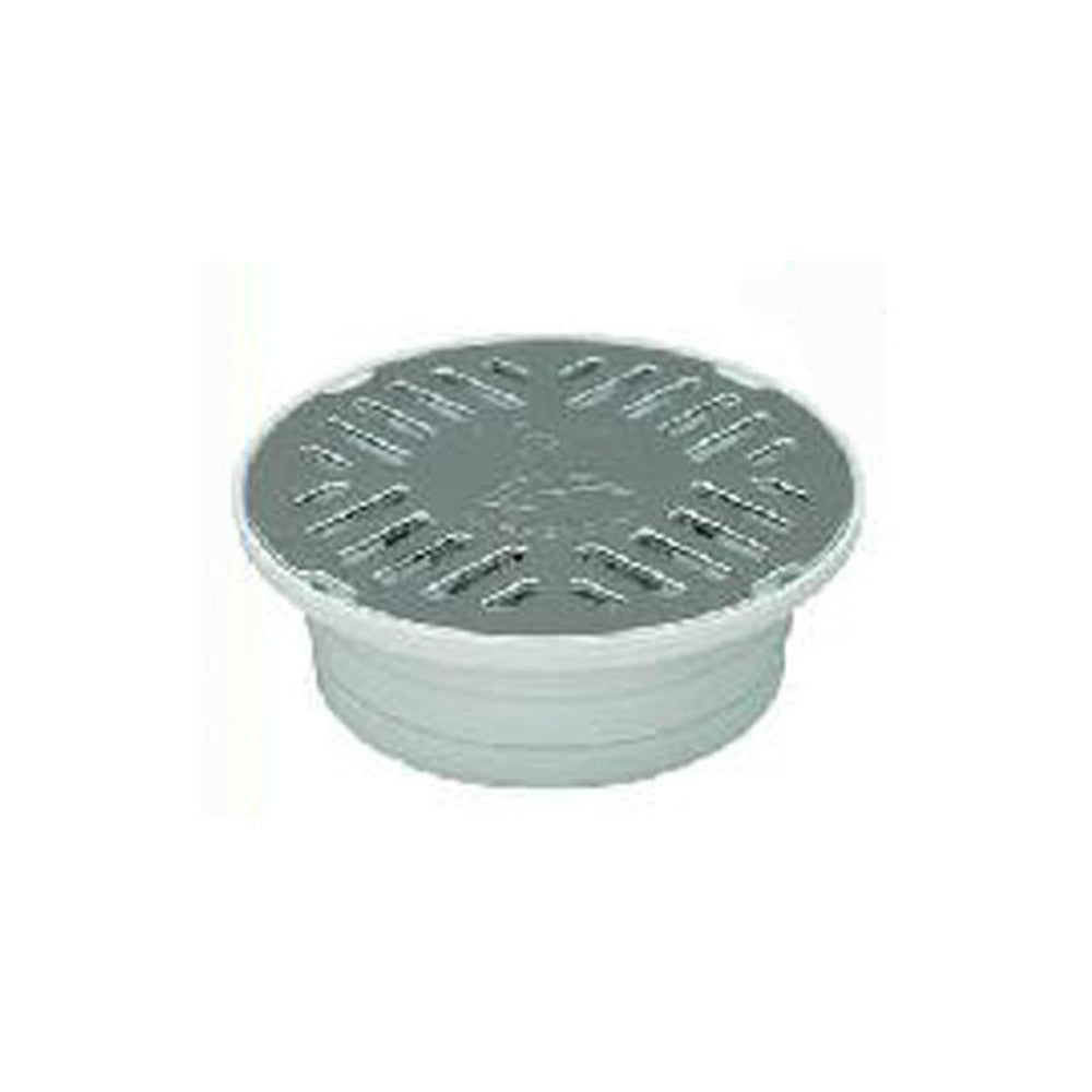 COLADERA REDONDA PARA TUBO SANITARIO 2" Y 4" CROMADA FAMA 9688