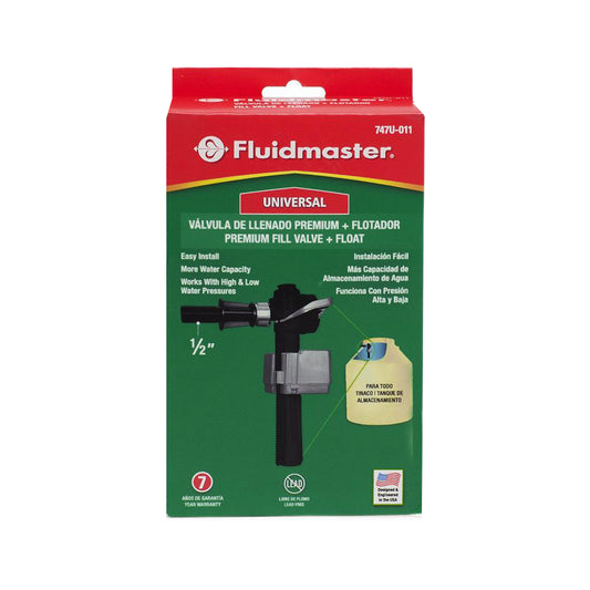 VALVULA DE LLENADO TINACO 1/2" AMERICANA FLUIDMASTER 747U-011-P20