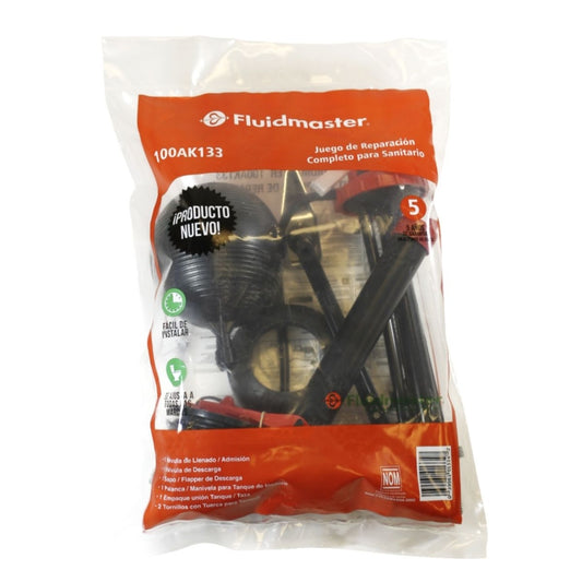 JUEGO DE HERRAJES PARA WC CLASICO (EN BOLSA) FLUIDMASTER 100AK133