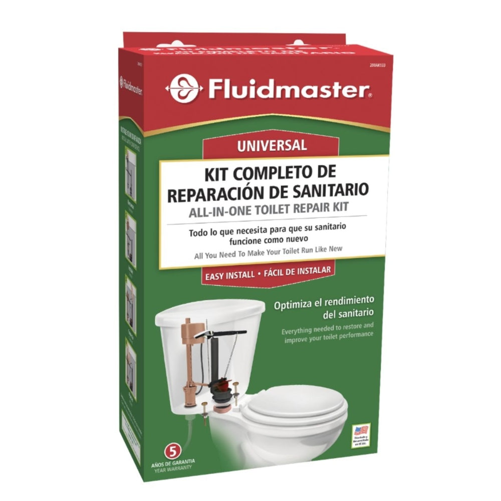 JUEGO DE HERRAJES PARA WC COMPLETO FLUIDMASTER 200AK133