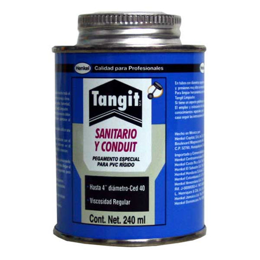 CEMENTO PARA PVC (AZUL) 240ML SANITARIO TANGIT 2030449