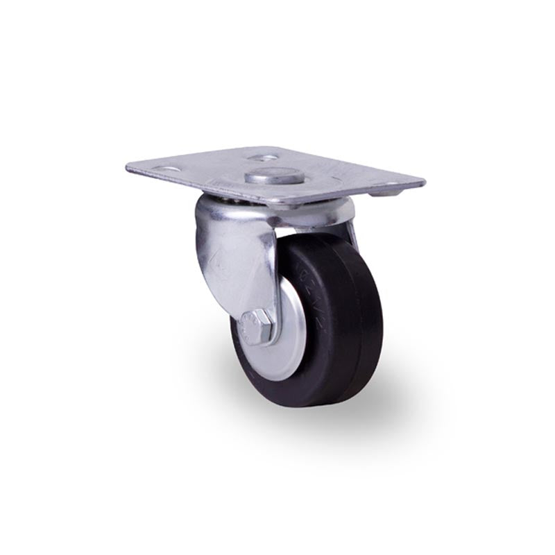 RODAJA INDUSTRIAL 2-1/2'' HULE PLACA GIRA HI64PGGA 50kg
