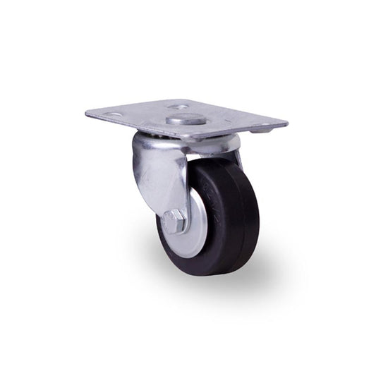 RODAJA INDUSTRIAL 2-1/2'' HULE PLACA GIRA HI64PGGA 50kg
