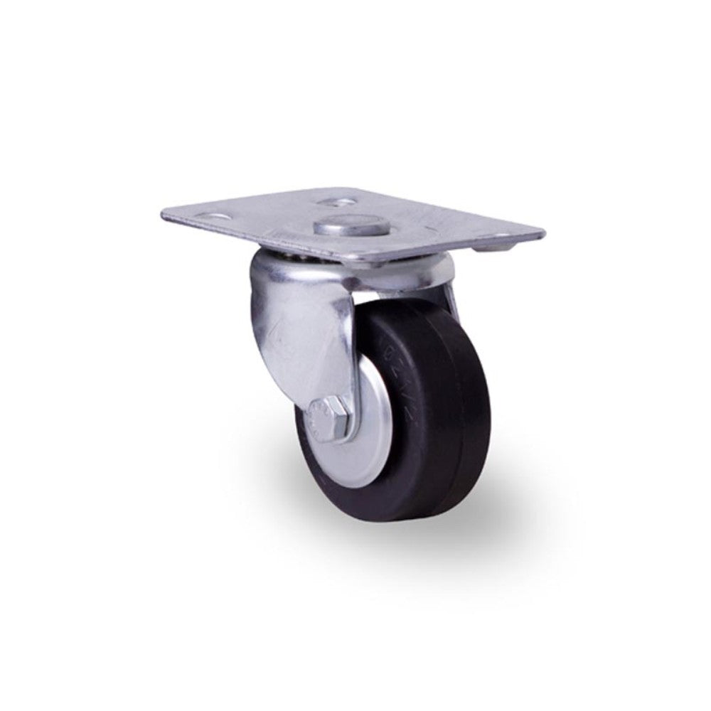 RODAJA INDUSTRIAL 2-1/2'' HULE PLACA GIRA HI64PGGA 50kg