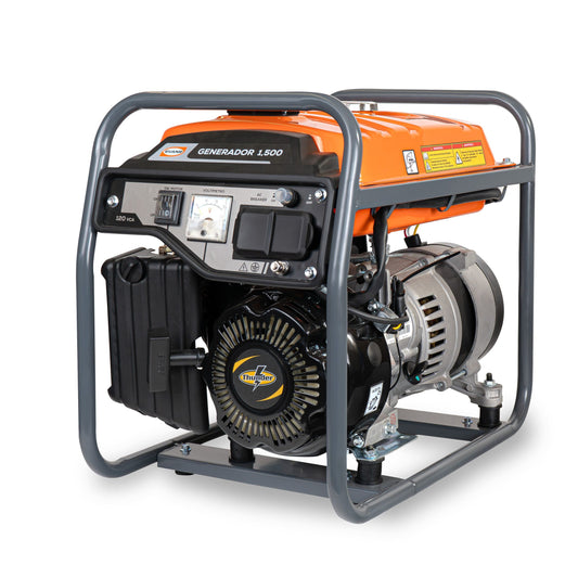 GENERADOR 1500W 4HP MOTOR GASOLINA TANQUE 6lts MONO EVANS G15MG0400TH
