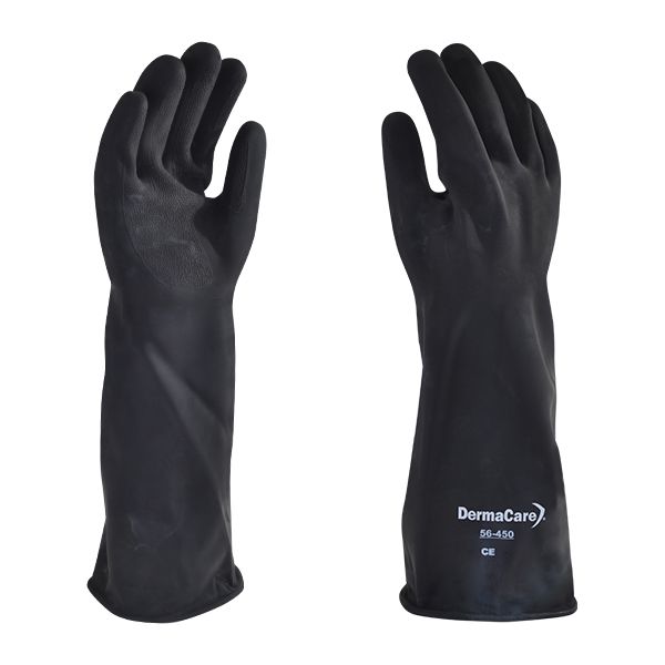 GUANTE CONTRA ACIDO 18" TALLA 9 DERMACARE 56-450-9