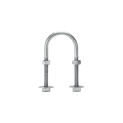 ABRAZADERA TIPO "U" PARA TUBO 1/2 TUERCA 1/4 (6.4MM) 9830050