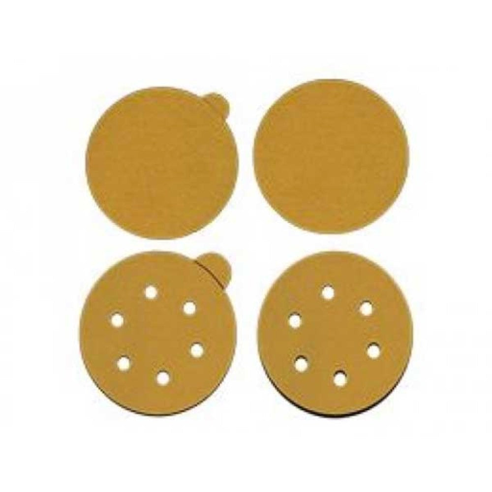 DISCO LIJA VELCRO 5'' GRANO 180 (AMARILLO) A080 07098 G180P 127MM
