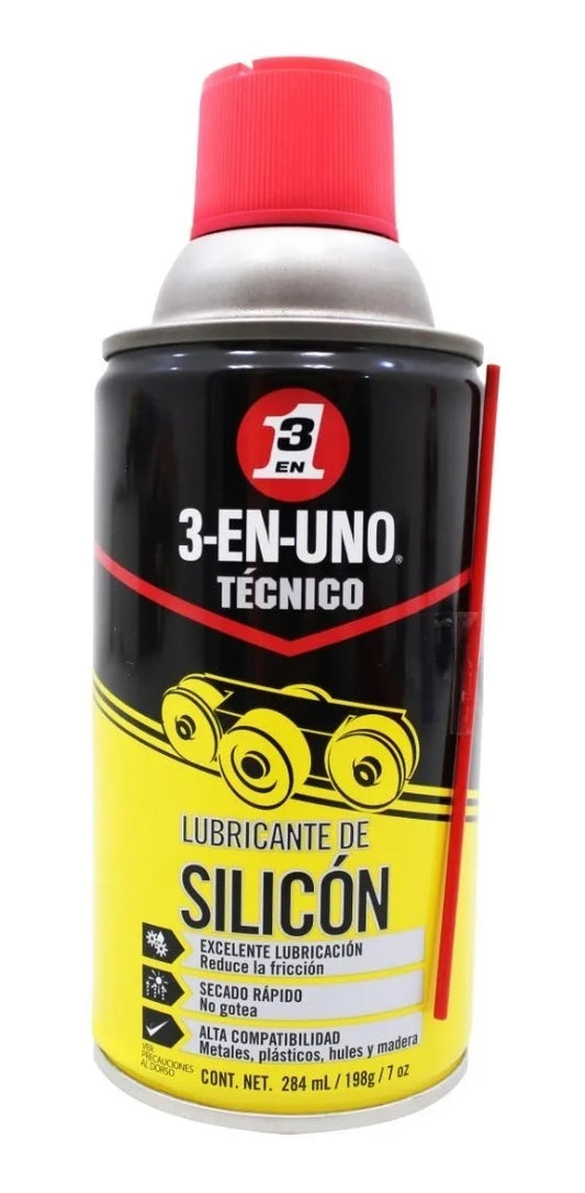LUBRICANTE DE SILICON 7oz 3-EN-UNO 31LS7