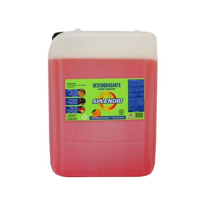 DESENGRASANTE CITRICO BASE AGUA 20LTS SPLENDID QBD-10