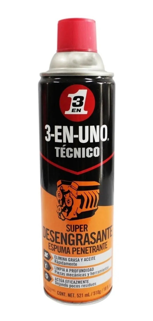 SUPER DESENGRASANTE ESPUMA 18oz 3-EN-UNO 31TDE