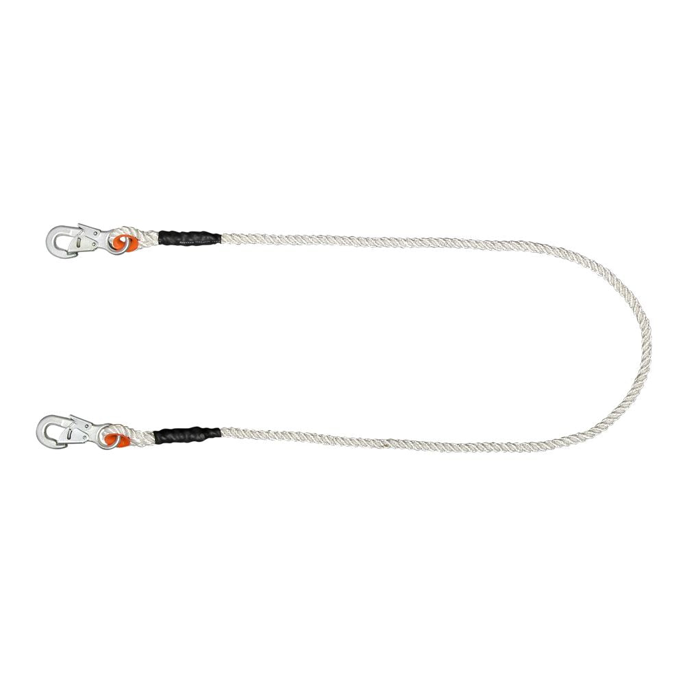 CABLE DE SEGURIDAD ESTROBO PARA CINTO Y ARNES CON 2 GANCHOS TULMEX 5489-60