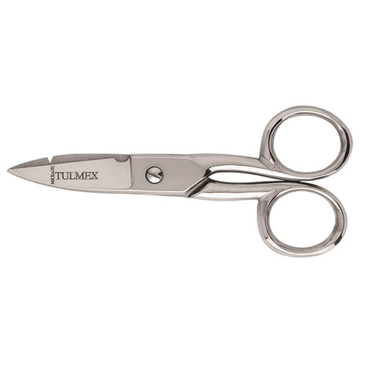 TIJERAS DE ELECTRICISTA 5" NIQUELADA TULMEX 510-5