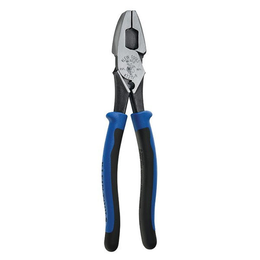 PINZA ELECTRICISTA 9" ALTA PALANCA Y PONCHADOR KLEIN KT215-9