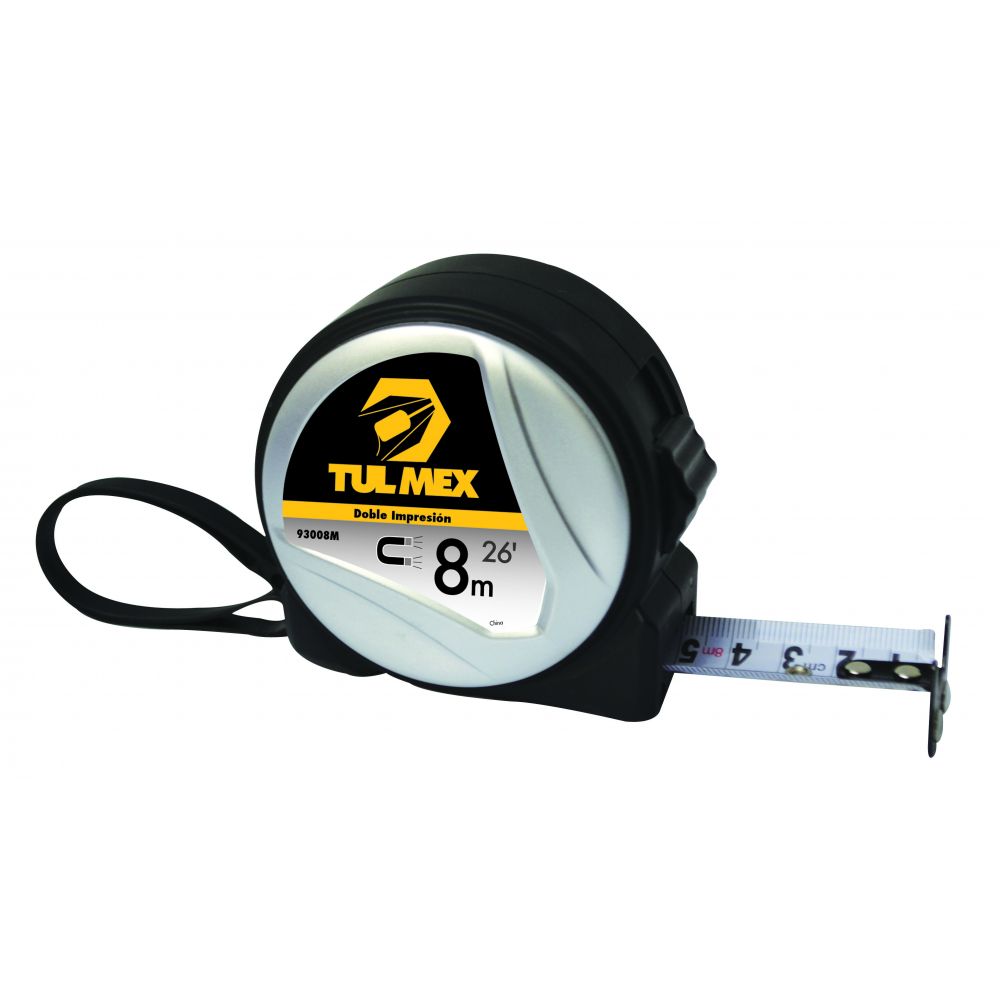 FLEXOMETRO 8mts X 11mm TULMEX 93008M