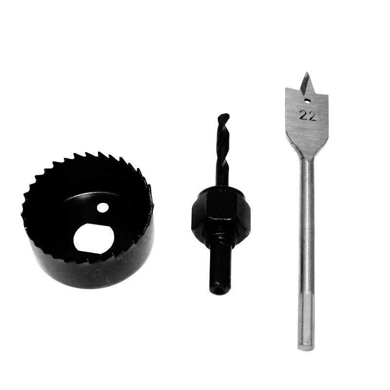 BROCAS (JUEGO) PARA INSTALAR CERRADURAS (3 PIEZAS) ADIR-415