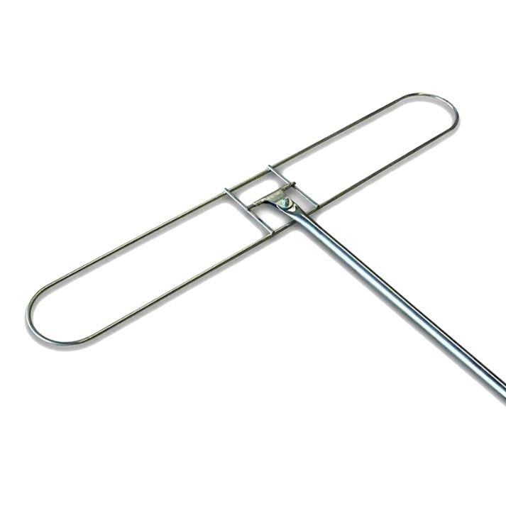 AVION BASE DE ALAMBRE 90cm ANCHO Y MANGO DE 1.50m