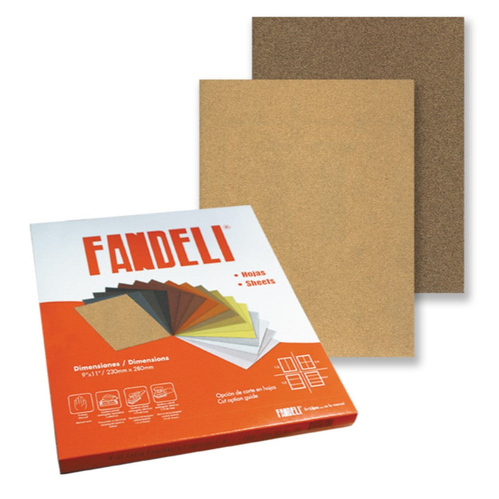 HOJA DE LIJA MADERA GRANO 220 FANDELI 11840