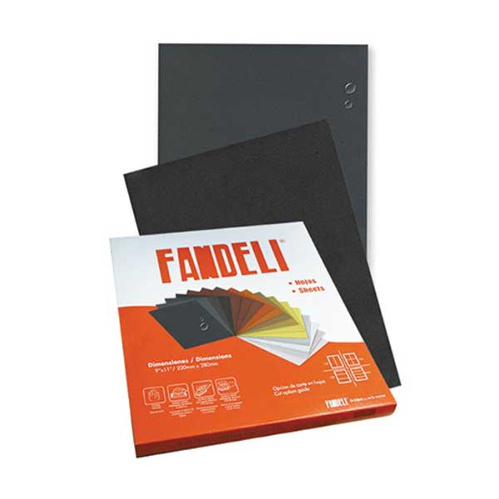 HOJA DE LIJA AGUA 9" X 11" GRANO 80 C99 FANDELI 0051