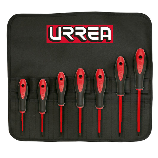 DESTORNILLADORES (JUEGO 7PZ) BIMATERIAL P/ 1000V URREA 9700BA