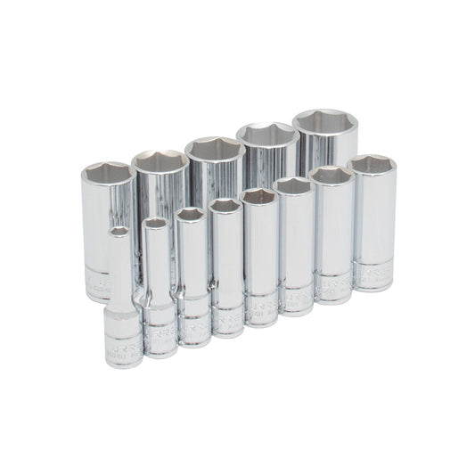 DADOS LARGOS 3/8" (JUEGO 13PZ) 1/4 - 1" 6 PUNTAS URREA 52114