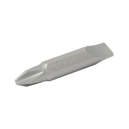 PUNTA HEXAGONAL 1/4" DOBLE PHILLIPS # 2 PLANA 8-10 URREA 30004
