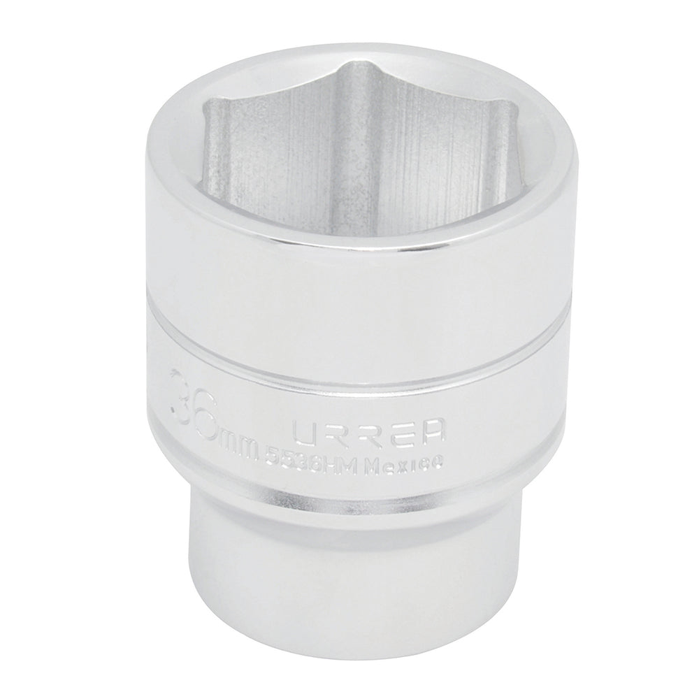 DADO 3/4" METRICO 6 PUNTAS 36MM URREA 5536HM