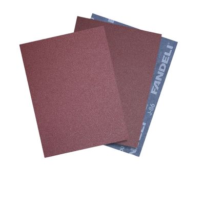 HOJA DE LIJA FIERRO GRANO 100 (ROJA) J-86 FANDELI 0074