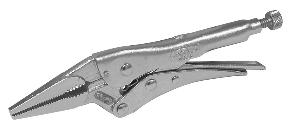PINZA DE PRESION NARIZ LARGA 10" USO INDUSTRIAL URREA 289LN