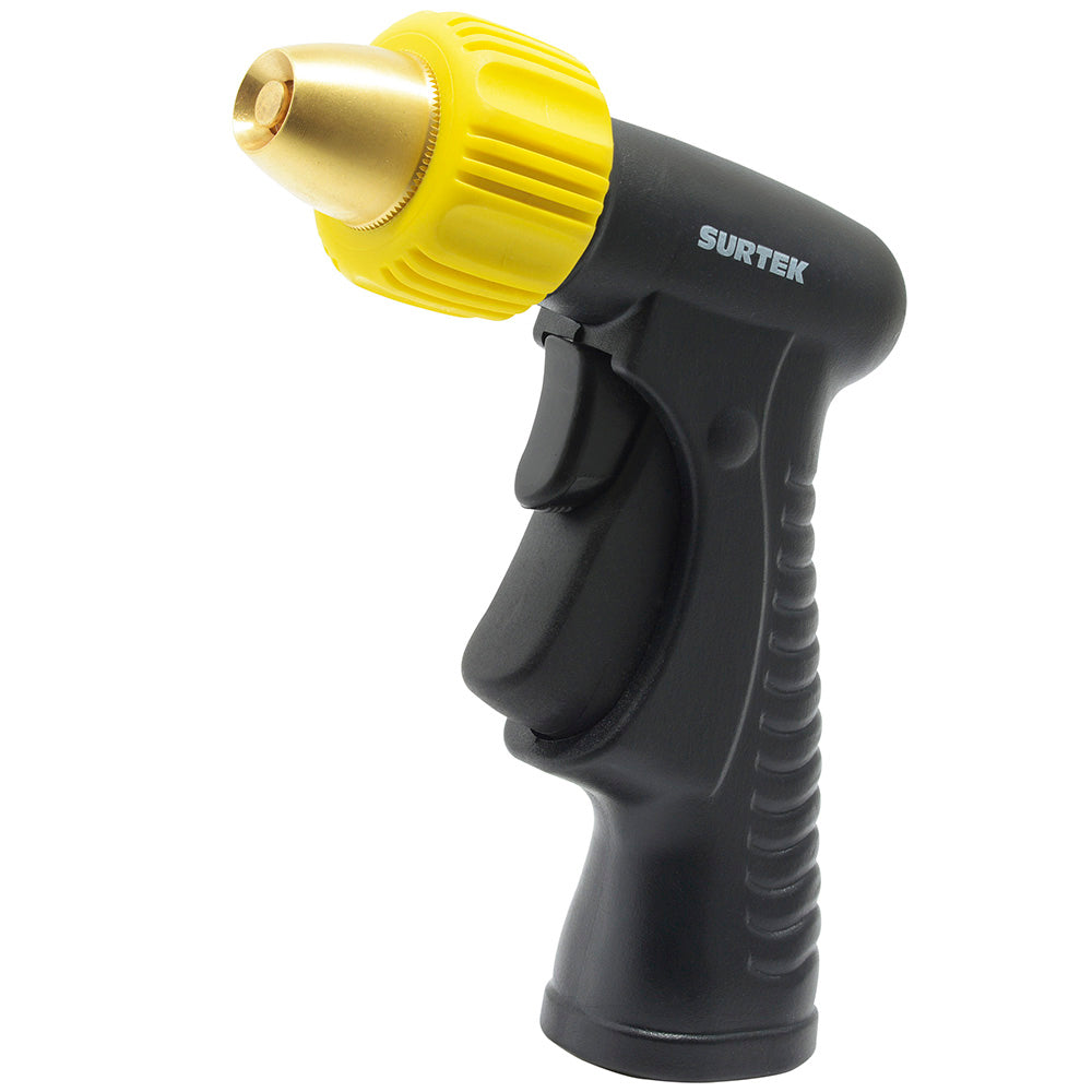 PISTOLA PARA RIEGO AUTOMATICA BOQUILLA REGULABLE METALICA SURTEK 130349