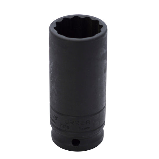 DADO IMPACTO 1/2" LARGO 12 PUNTAS 1-1/8" URREA 7336